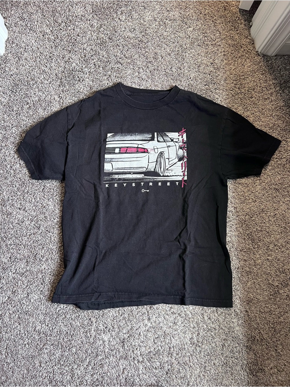Men’s Black Graphic Short Sleeve Tee